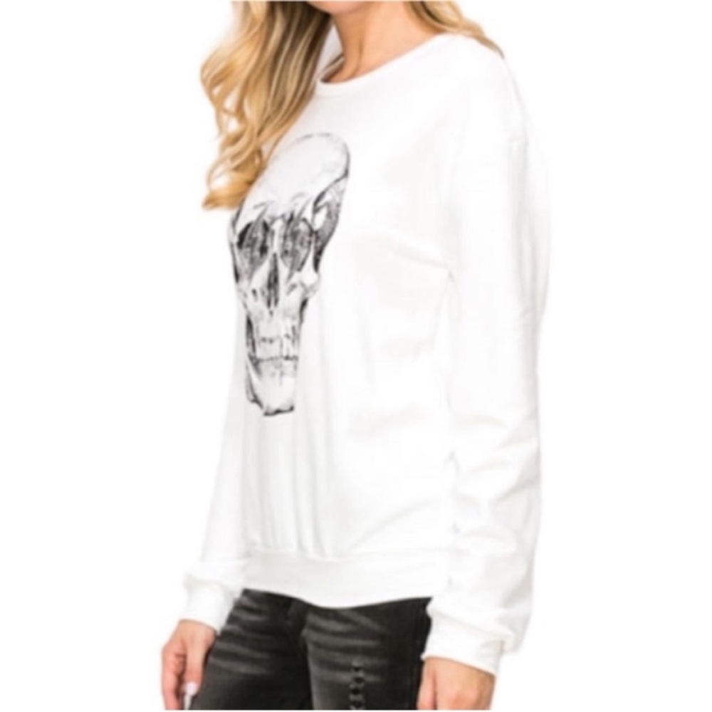 VOCAL skull sweatshirt M lightning bolt - Picture 4 of 8